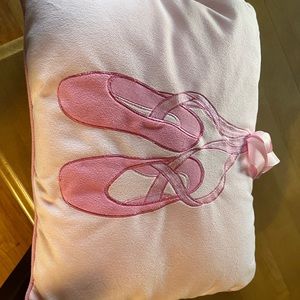 Ballet slipper pillow